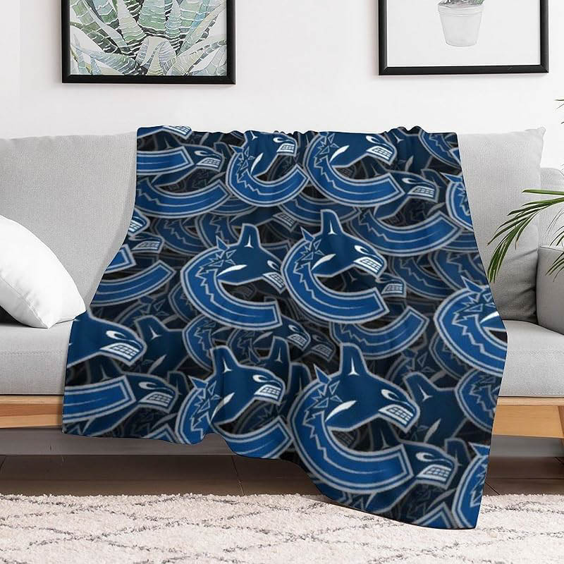 Vancouver Canucks Blankets Fleece Blanket Throw Blanket Plush Blankets