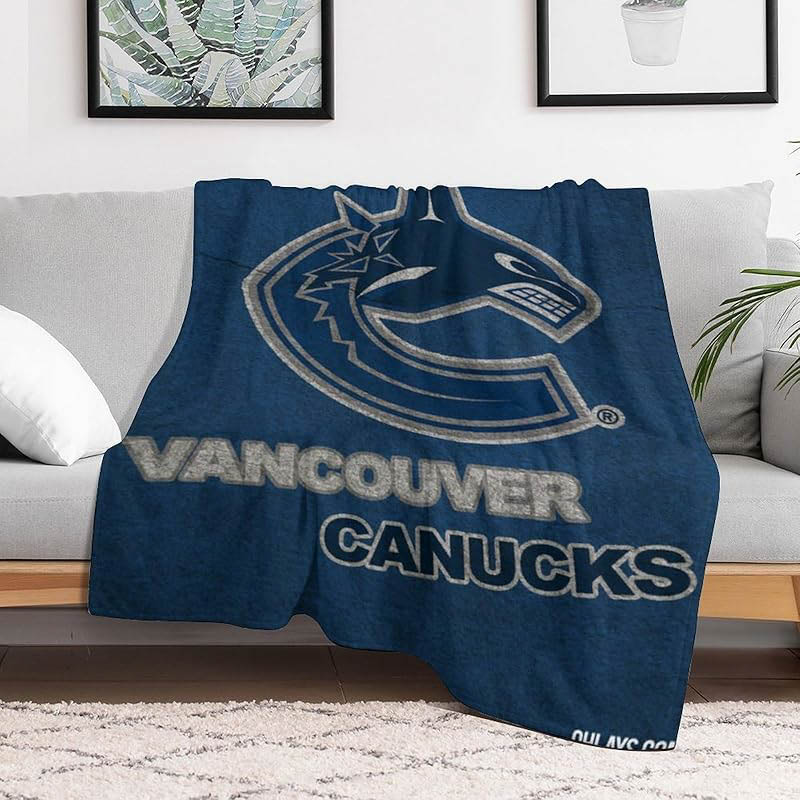 Vancouver Canucks Blankets Fleece Blanket Throw Blanket Plush Blankets