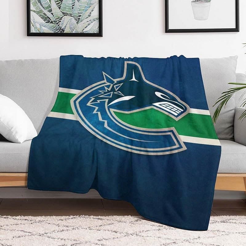 Vancouver Canucks Blankets Fleece Blanket Throw Blanket Plush Blankets