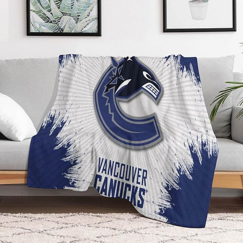 Vancouver Canucks Blankets Fleece Blanket Throw Blankets Plush Blanket
