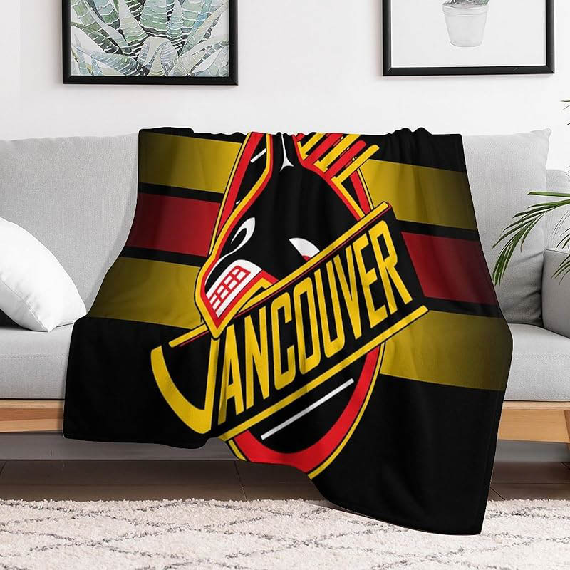 Vancouver Canucks Blankets Fleece Blanket Throw Blankets Plush Blanket