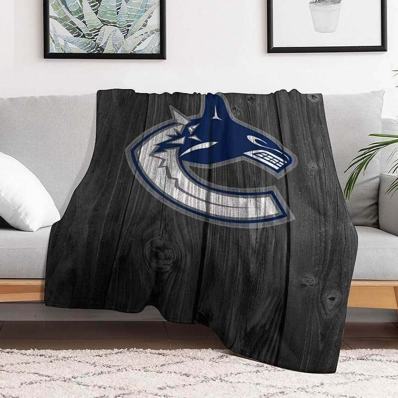 Vancouver Canucks Blankets Fleece Blanket Throw Plush Blanket