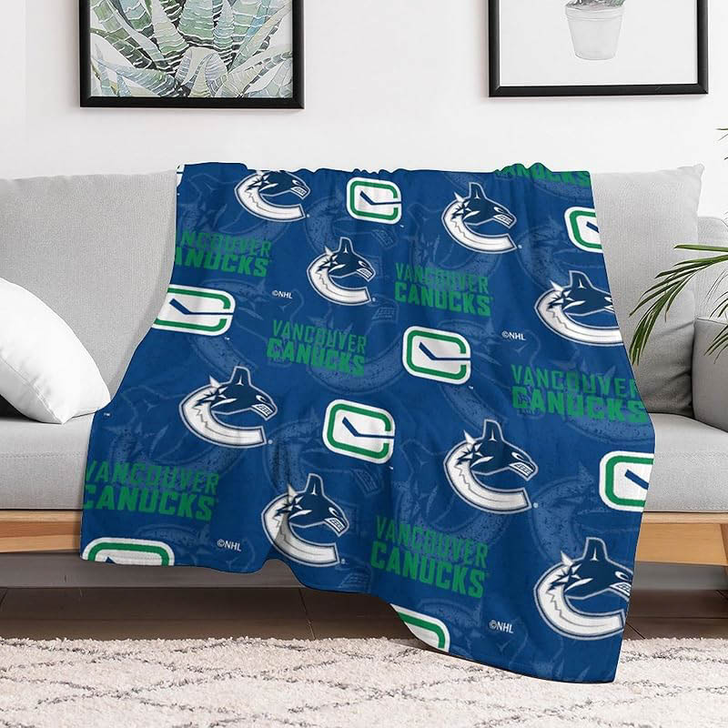 Vancouver Canucks Blankets Fleece Blankets Throw Blanket Plush Blanket