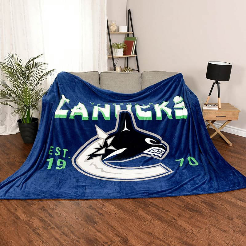 Vancouver Canucks Blankets Fleece Blankets Throw Blanket Plush Blankets
