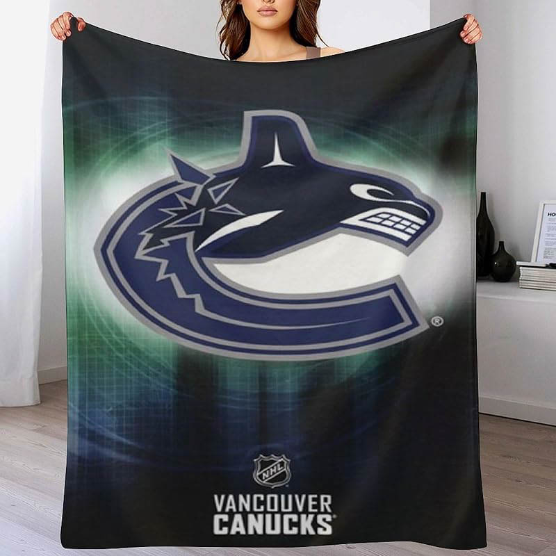 Vancouver Canucks Blankets Fleece Blankets Throw Blanket Plush Blankets