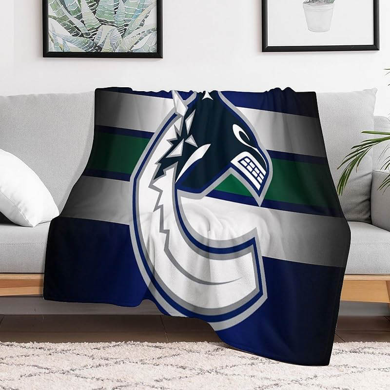 Vancouver Canucks Blankets Fleece Blankets Throw Plush Blanket