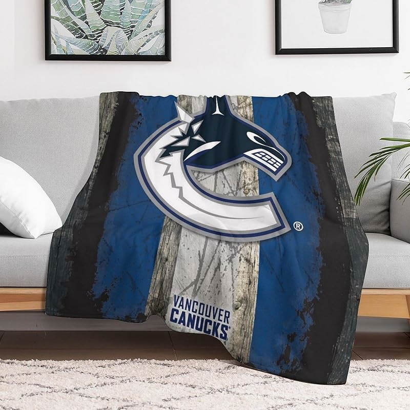 Vancouver Canucks Blankets Fleece Blankets Throw Plush Blankets