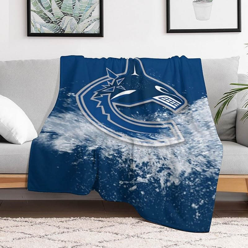 Vancouver Canucks Blankets Sherpa Blanket Throw Blanket Plush Blankets