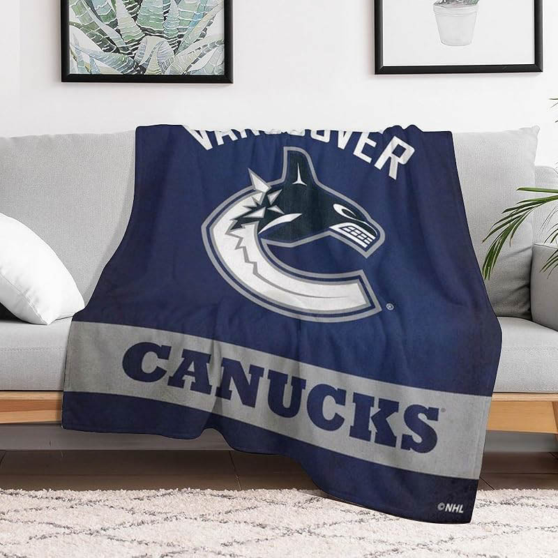 Vancouver Canucks Blankets Sherpa Blankets Throw Plush Blankets