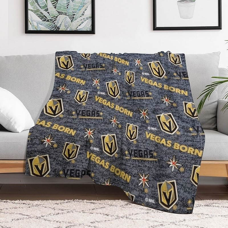 Vegas Golden Knights Blanket Fleece Blanket Throw Blankets Plush Blanket
