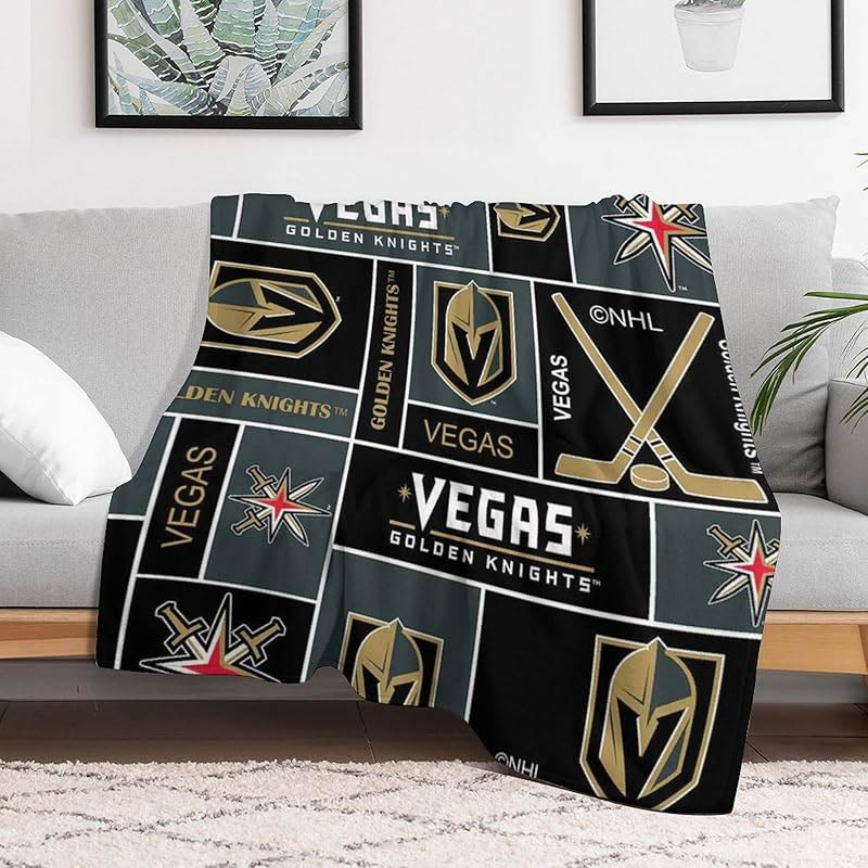 Vegas Golden Knights Blanket Fleece Blankets Throw Blankets Plush Blanket