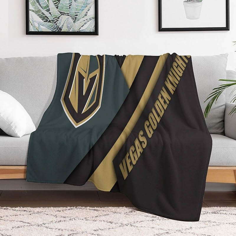 Vegas Golden Knights Blanket Sherpa Blanket Throw Blankets Plush Blankets