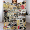 vegas golden knights blanket sherpa blankets throw blanket plush blankets v17 vegas golden knights blanket sherpa blankets throw blanket plush blankets v17