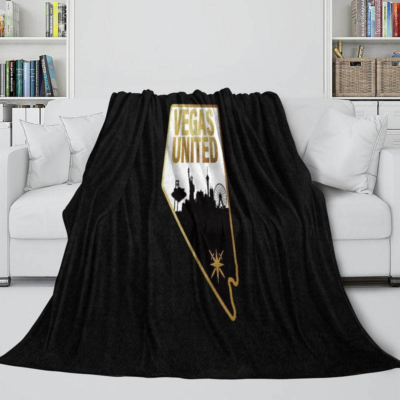 Vegas Golden Knights Blanket Sherpa Blankets Throw Blankets Plush Blanket