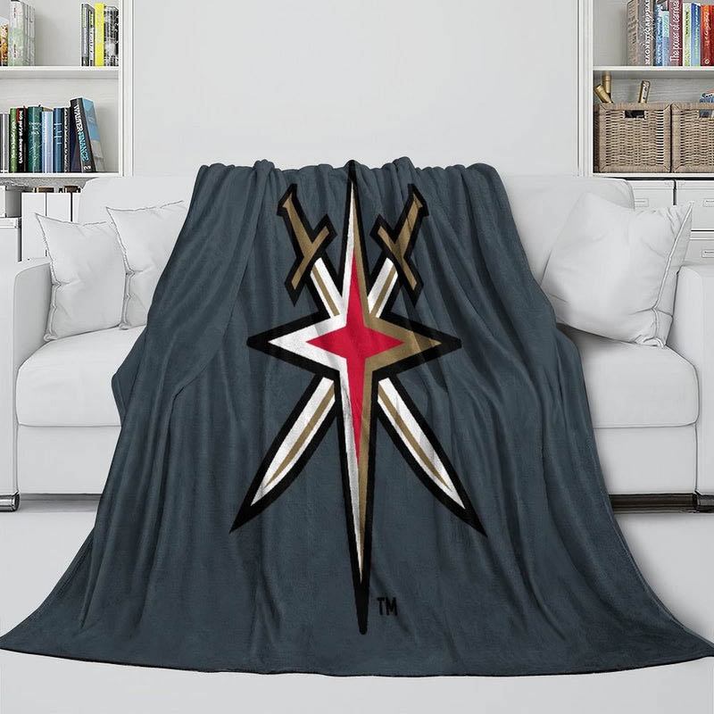 Vegas Golden Knights Blankets Fleece Blankets Throw Blankets Plush Blanket
