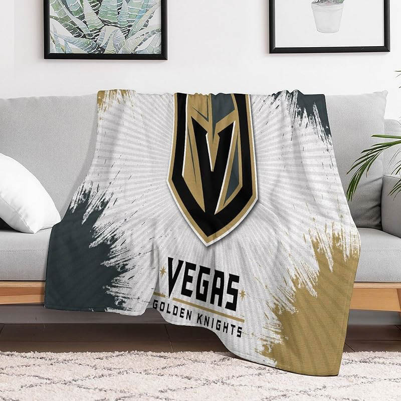 Vegas Golden Knights Blankets Sherpa Blankets Throw Plush Blankets