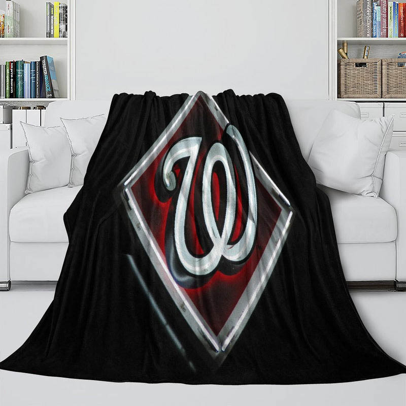 Washington Nationals Blanket Fleece Blanket Throw Blanket Plush Blanket