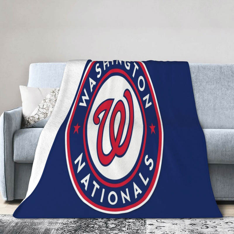 Washington Nationals Blanket Fleece Blanket Throw Blanket Plush Blankets