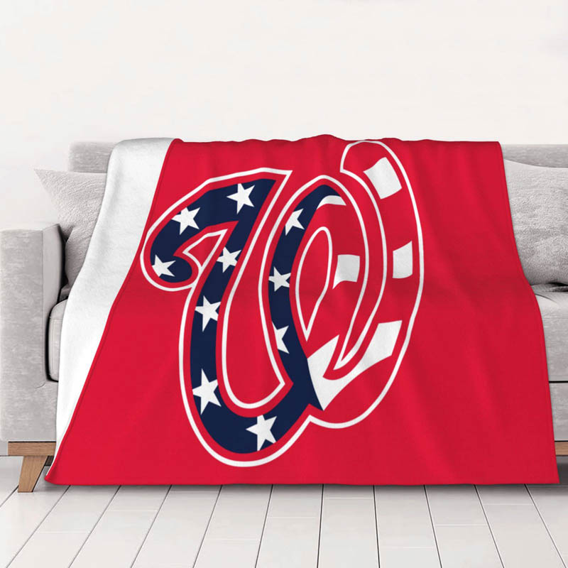 Washington Nationals Blanket Fleece Blankets Throw Blanket Plush Blanket