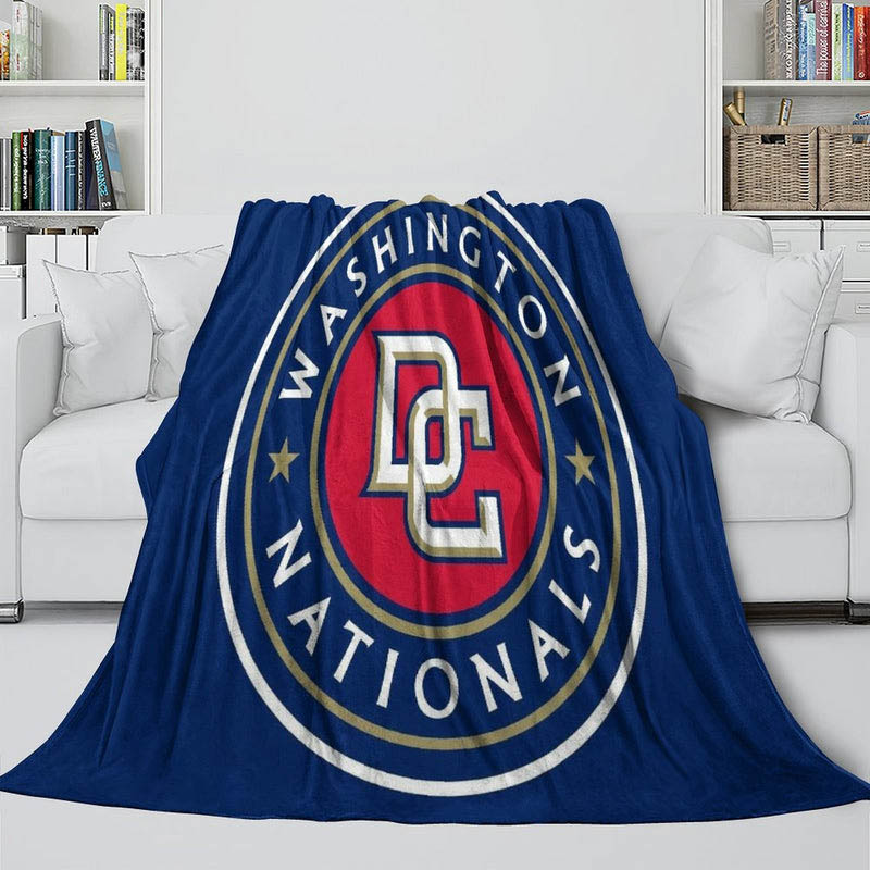 Washington Nationals Blanket Sherpa Blankets Throw Plush Blanket