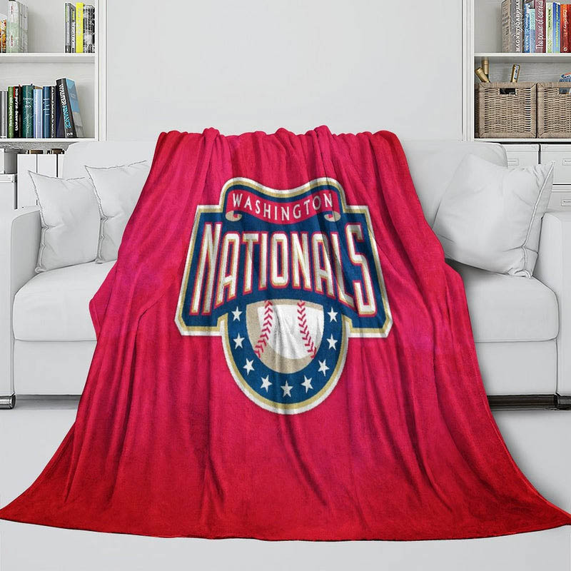 Washington Nationals Blankets Sherpa Blankets Throw Blanket Plush Blankets