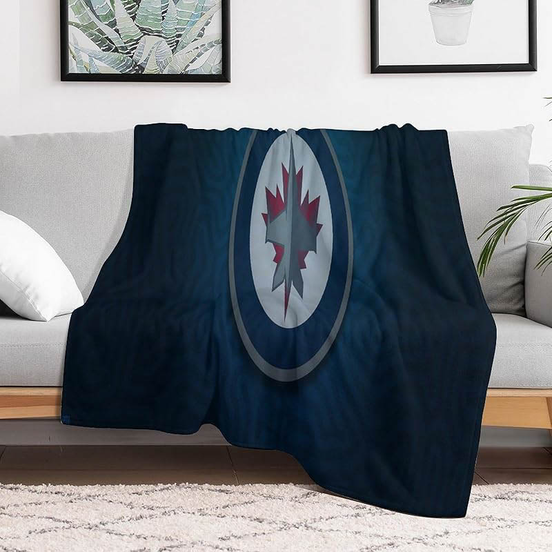Winnipeg Jets Blanket Fleece Blanket Throw Blankets Plush Blankets