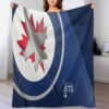 winnipeg jets blanket fleece blanket throw plush blankets v34 winnipeg jets blanket fleece blanket throw plush blankets v34