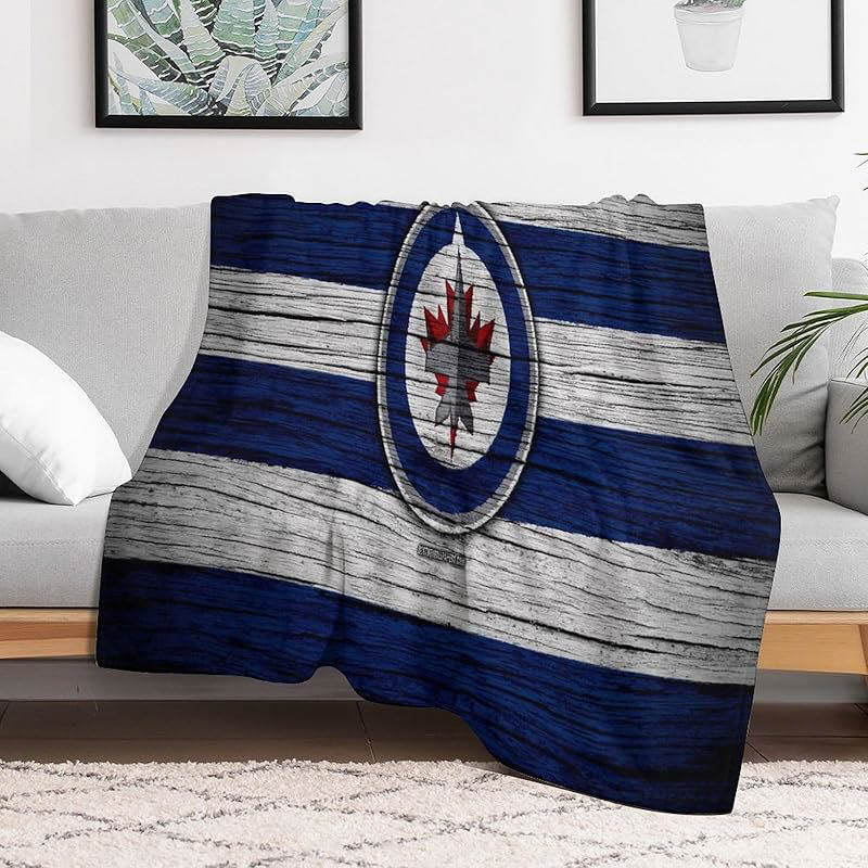 Winnipeg Jets Blanket Fleece Blankets Throw Blanket Plush Blankets