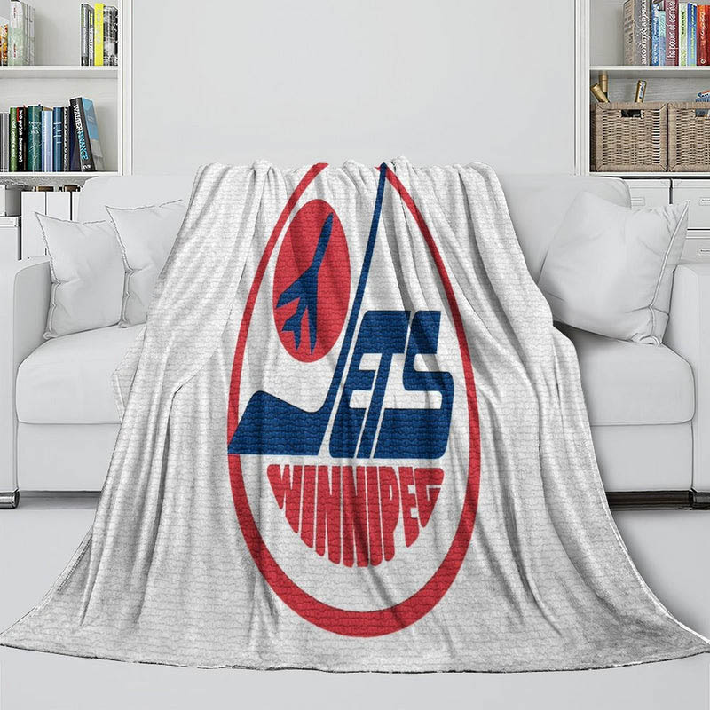 Winnipeg Jets Blanket Fleece Blankets Throw Blanket Plush Blankets