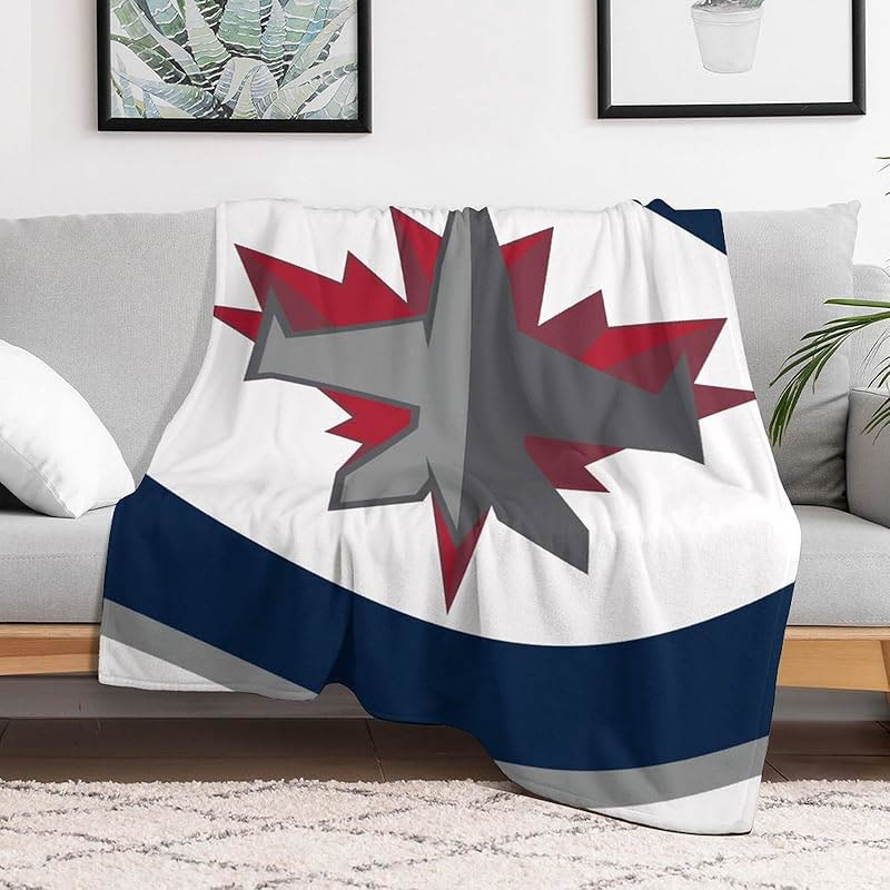 Winnipeg Jets Blanket Fleece Blankets Throw Plush Blanket