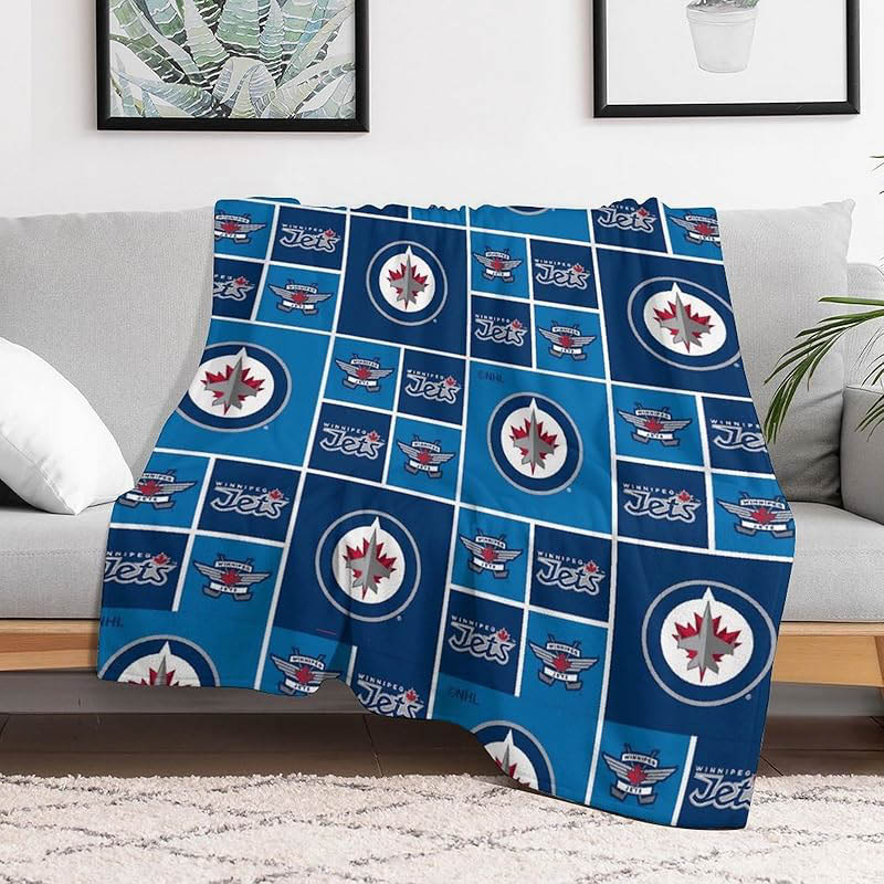 Winnipeg Jets Blanket Fleece Blankets Throw Plush Blanket