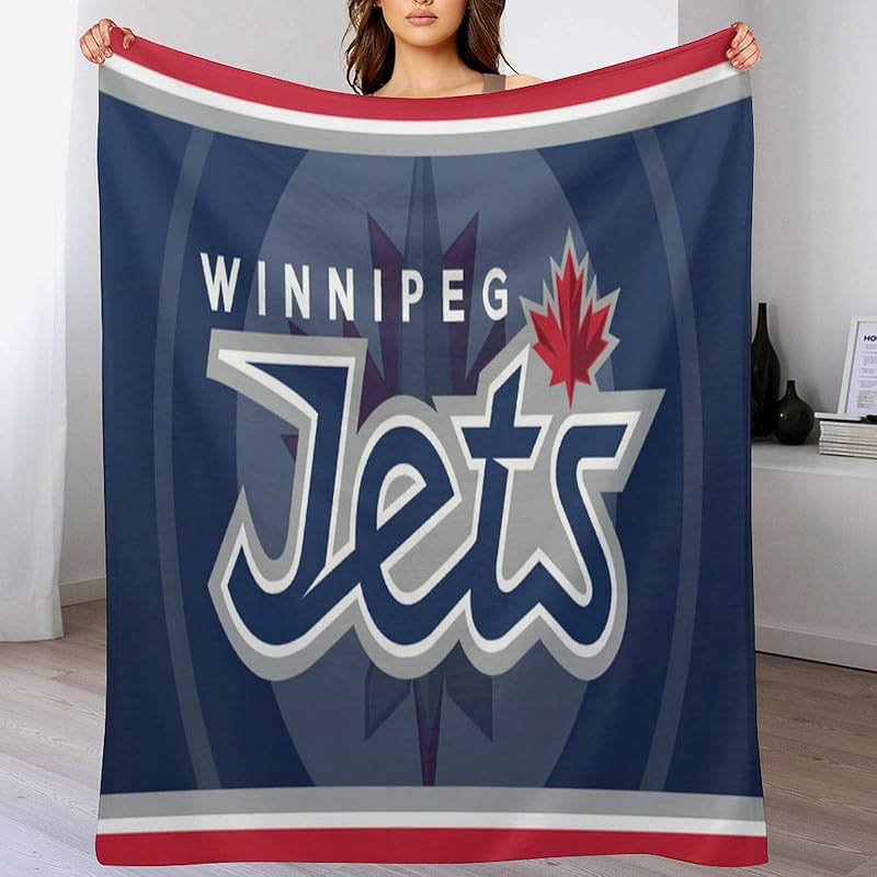 Winnipeg Jets Blankets Fleece Blanket Throw Blankets Plush Blankets