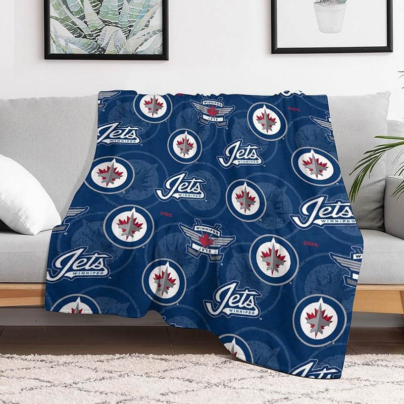 Winnipeg Jets Blankets Fleece Blankets Throw Blanket Plush Blanket