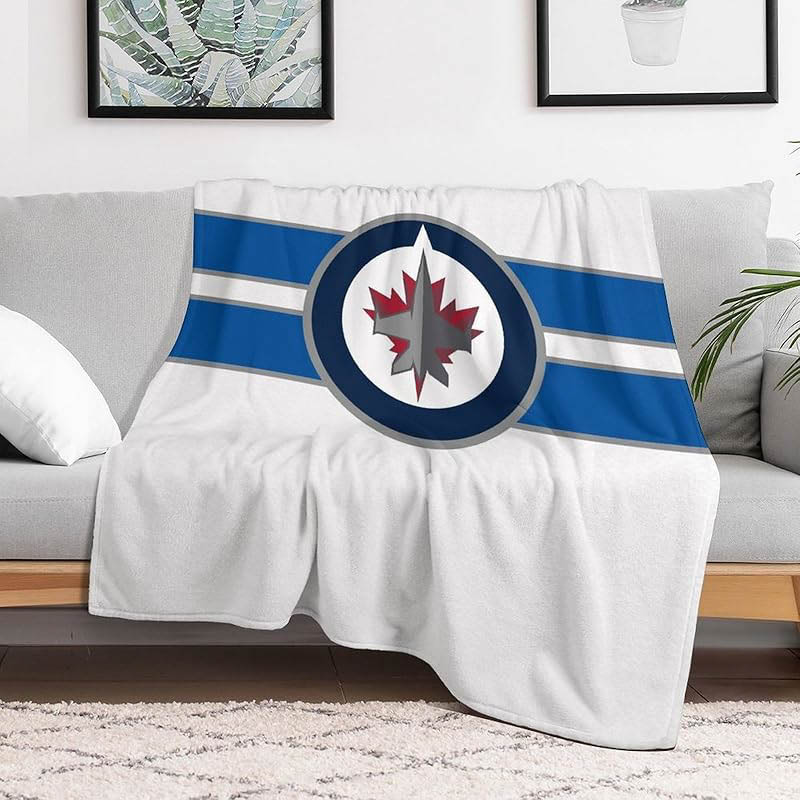 Winnipeg Jets Blankets Sherpa Blanket Throw Blanket Plush Blankets