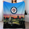 winnipeg jets blankets sherpa blanket throw blankets plush blanket v33 winnipeg jets blankets sherpa blanket throw blankets plush blanket v33