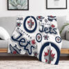 winnipeg jets blankets sherpa blanket throw plush blanket v36 winnipeg jets blankets sherpa blanket throw plush blanket v36