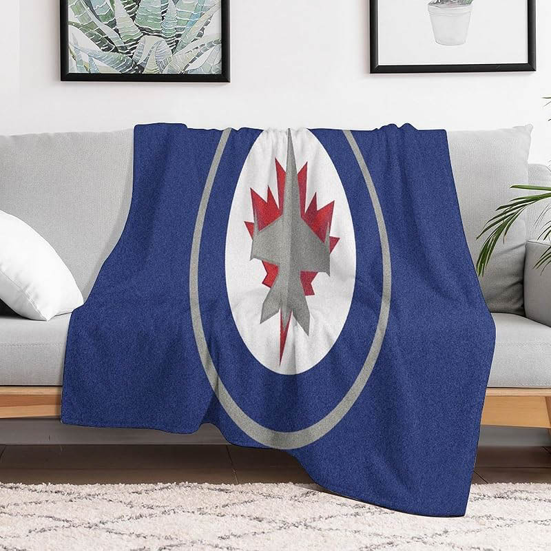 Winnipeg Jets Blankets Sherpa Blankets Throw Blanket Plush Blanket