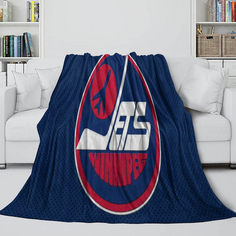 Winnipeg Jets Blankets Sherpa Blankets Throw Blanket Plush Blanket
