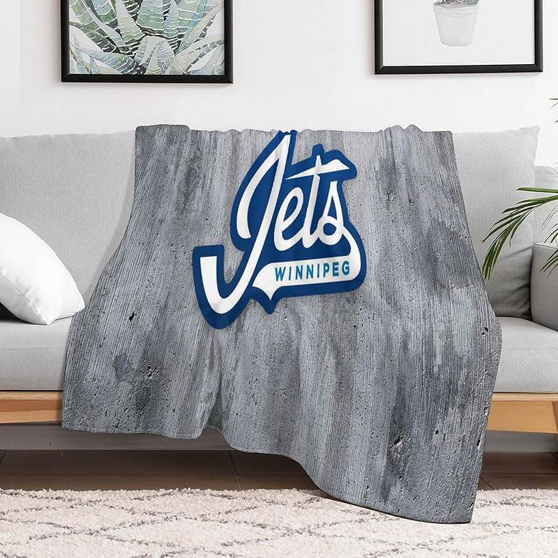 Winnipeg Jets Blankets Sherpa Blankets Throw Blanket Plush Blankets