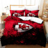 kansas city chiefs bed sets quilt set quilt bedroom bedding set v105 kansas city chiefs bed sets quilt set quilt bedroom bedding set v105