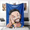stephen curry blankets fleece blankets throw plush blanket v17 stephen curry blankets fleece blankets throw plush blanket v17